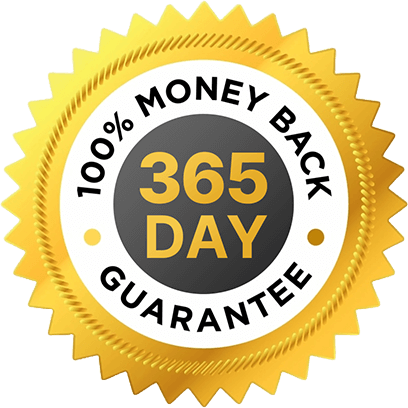 365-day money-back guarantee